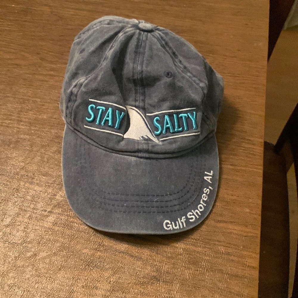 Blue jean line stay salty hat